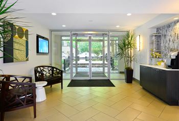 Contemporary Redesigned Lobby at Reside at 2727 Apartments, Chicago, IL,60614